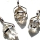 Herkimer Diamonds mounted in silver as a pendant