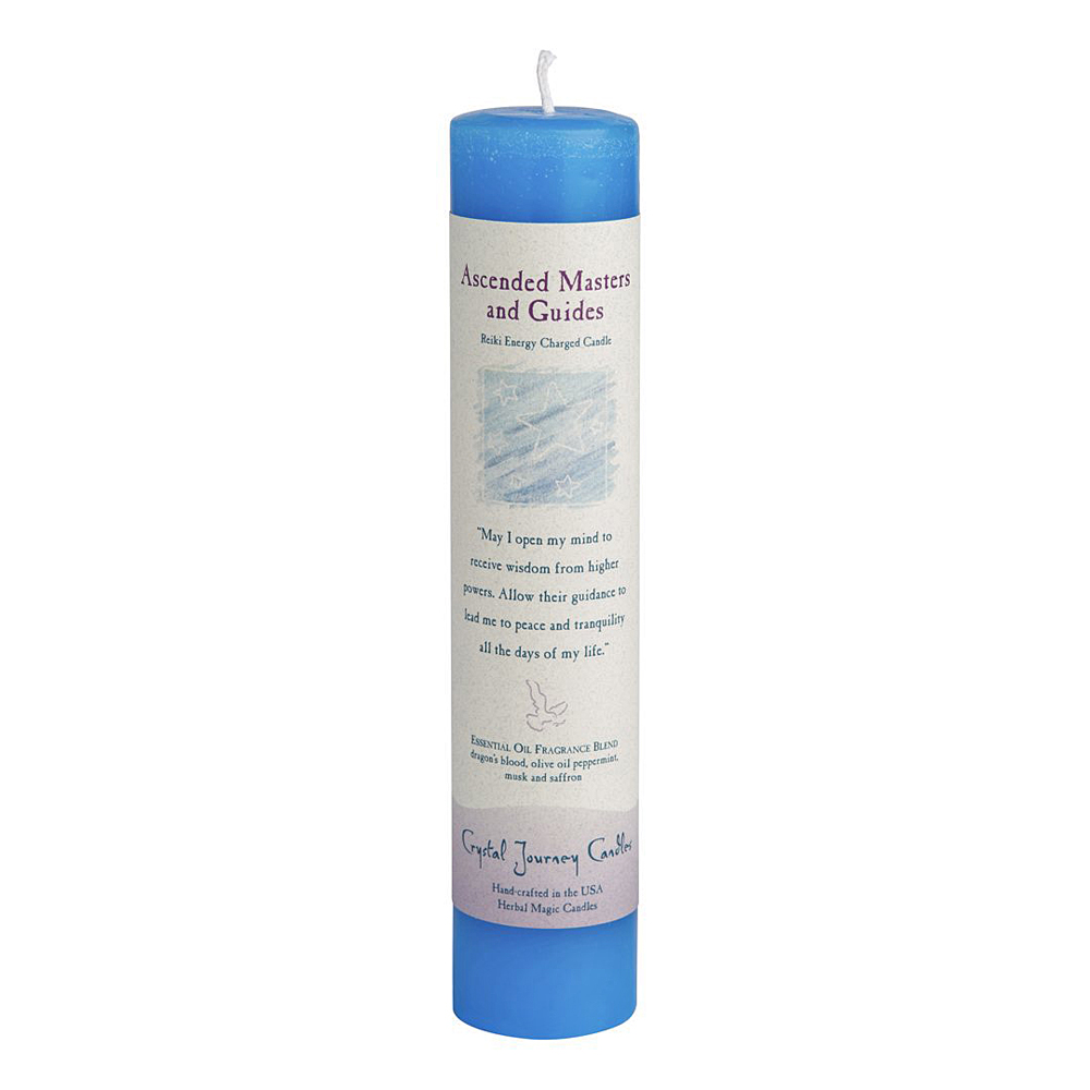 Ascended Masters and Guides Reiki Charged Pillar Candle