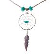 Turquoise Dreamcatcher Necklace