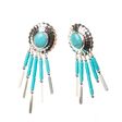 Turquoise & Silver Earrings
