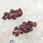 Garnet Grape Earrings