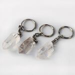 Quartz Crystal Keyring