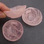 Rose Quartz Crystal Gem Bowl 5.5cm