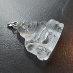 Quartz Crystal Buddha Pendant