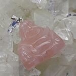 Rose Quartz Buddha Pendant