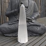 Selenite Hexagonal Polished Point