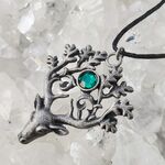 The Stag Lord Pewter Pendant
