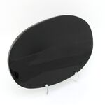 Oval Black Obsidian Mirror