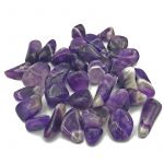 Small Amethyst Tumble Stones-Banded 1-1.5cm