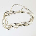 Sterling Silver Medium Box Chain 18inch