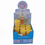 Solar Plexus Chakra Votive Candle by Crystal Journey