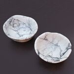 White Howlite Crystal Gem Bowl
