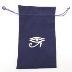 Eye of Horus on Purple Velour Bag