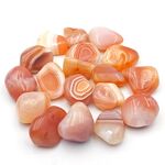 Banded Carnelian Tumble