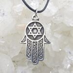 Hamsa Pewter Pendant