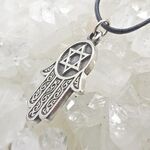 Hamsa Pewter Pendant