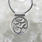 Ohm Pewter Pendant