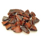 Small Red Tiger Eye Tumble Stones Size 1-1.5cm