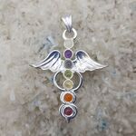 Caduceus II Chakra Pendant SP