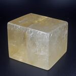 Golden Optical Calcite Rhombohedron