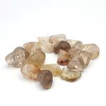 Small Rutilated Quartz Tumble Stones 1-1.5cm