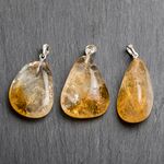 Citrine Free Form Pendant