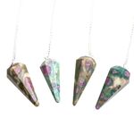 Ruby Fuchsite Dowsing Pendulum
