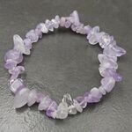 Lavender Amethyst Chip Bracelet