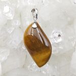 Tiger Eye Wave Pendant