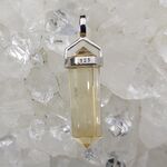 Citrine Double Terminated Pendant Short