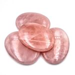 Rose Quartz Palm Stones Large
