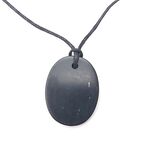 Shungite Oval Pendant with Cord