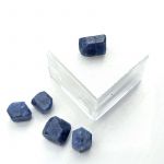 Blue Sapphires In Specimen Box