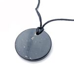 Genuine Shungite Round Pendant
