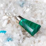 Malachite Free Form Pendant No1