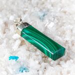 Malachite Free Form Pendant No28
