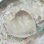 Quartz Crystal Puff Heart