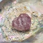 Mini Lepidolite Puff Heart 3cm