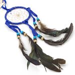 Dark Blue Dream Catcher 6 inch wide