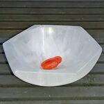 Selenite Hexagonal Bowl