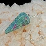 Ruby Fuchsite Dowsing Pendulum