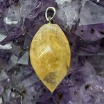 Citrine Nugget Pendant