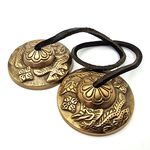 Tibetan Ting Sha Cymbals - Dragon Design