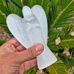 Selenite Angel 15cm Tall Large