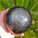 Silver Sheen Obsidian Sphere