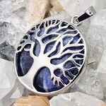 Blue Sodalite Tree of Life pendants