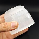 Selenite Mountain Style T-Lite Holder