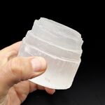 Selenite Mountain Style T-Lite Holder
