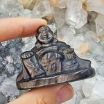 Sheen Obsidian Gemstone Buddha No1