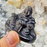 Sheen Obsidian Gemstone Buddha No1